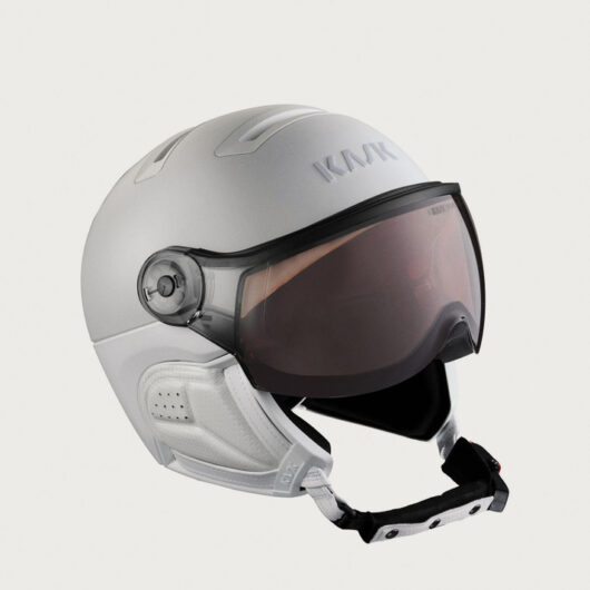 KASK Class Shadow Helmet - Matte White - Silver Mirror - S